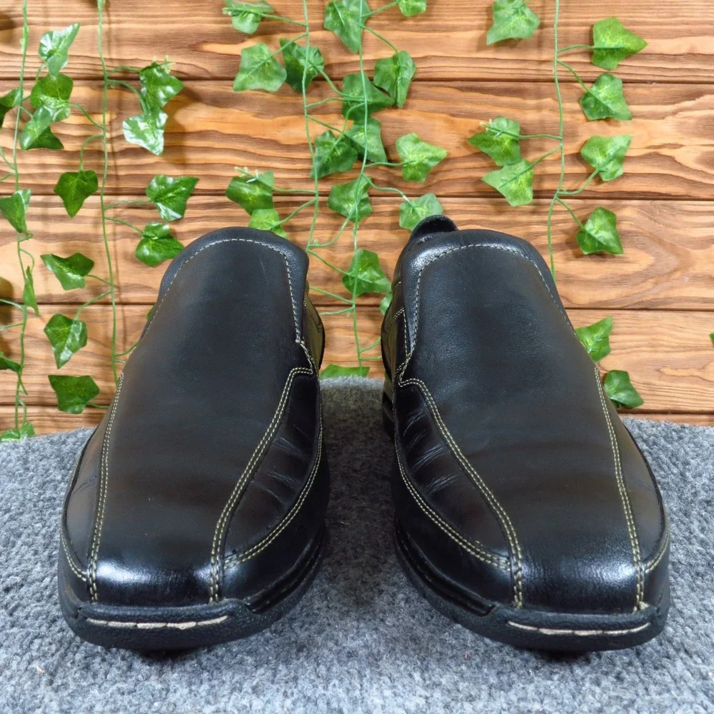 Cole‎ Haan C06505 Mens NikeAir Loafers Size 9 Wide Dress Casual Black Leather